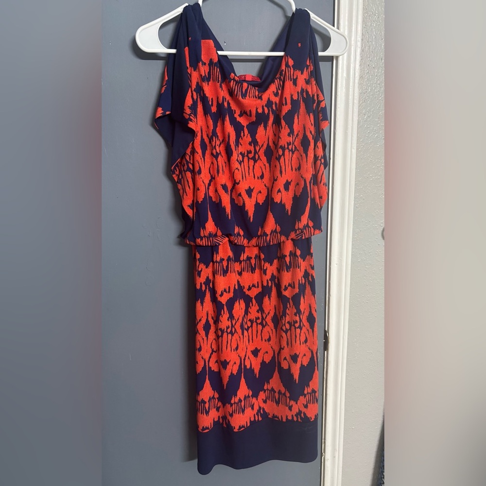 Signature by Sangria Vibrant Blue and Orange Attire